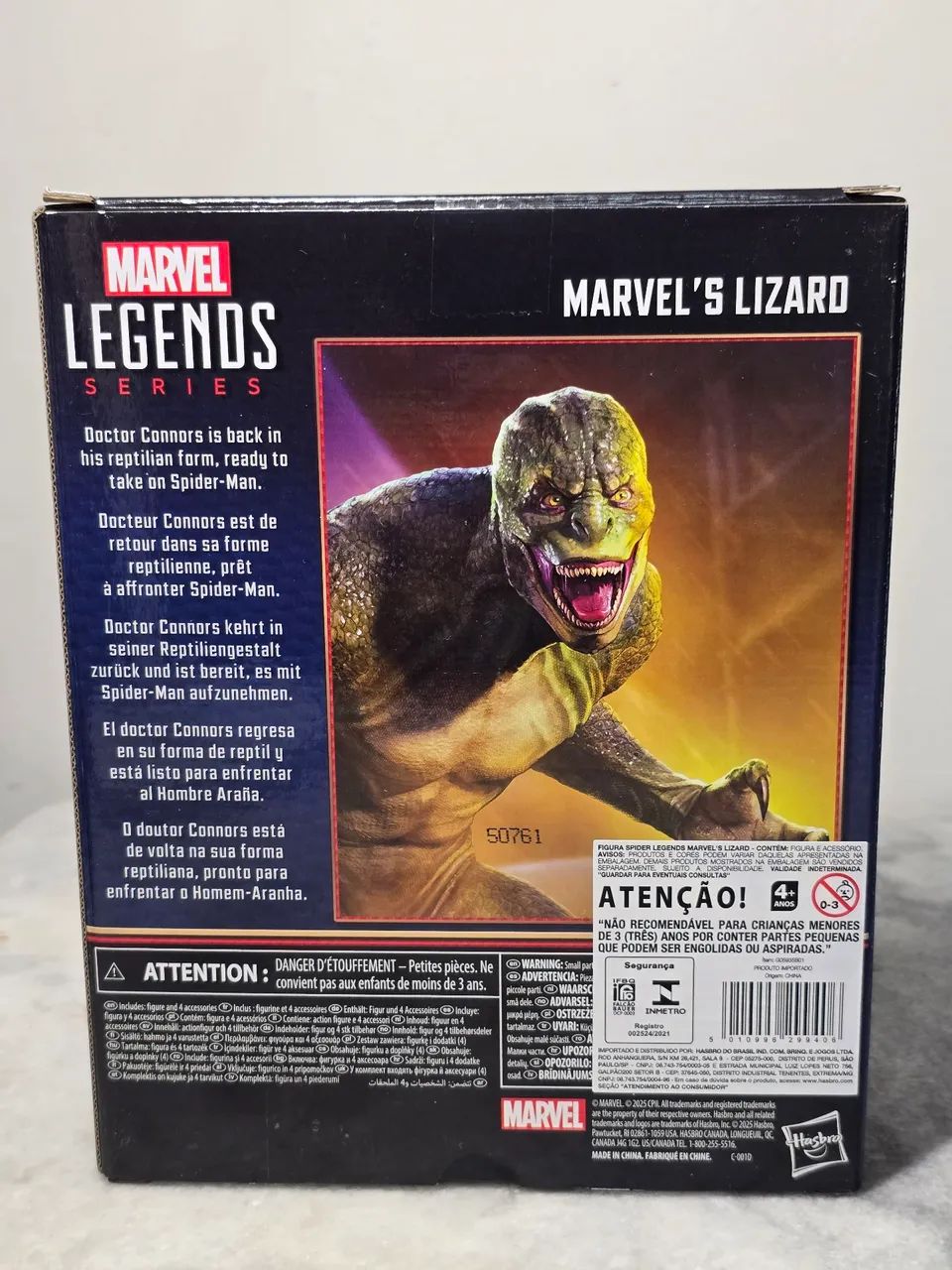 Marvel legends Lizard spider man no way home lacrado - Foto 2