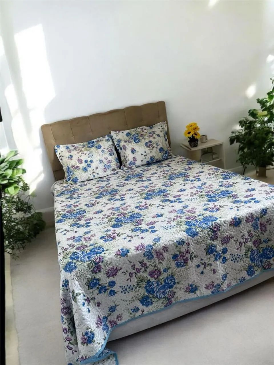 Cobre leito casal queen