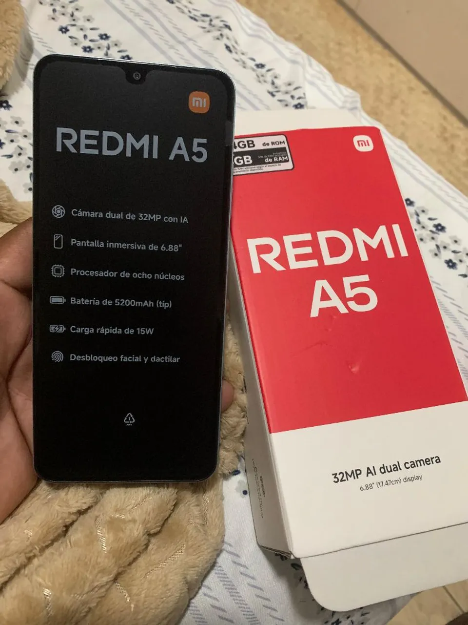 Redmi A5 - Câmera Dupla 32MP, Tela Imersiva