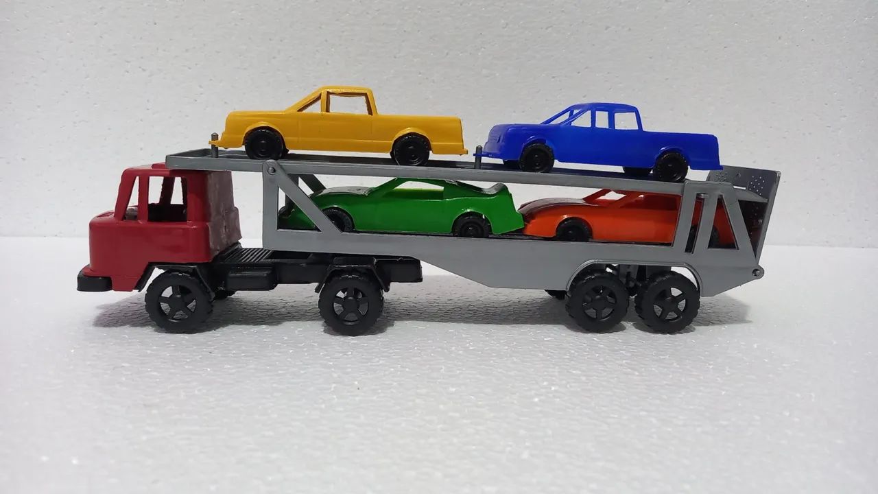 Brinquedo antigo caminhão cegonha SILMAR - Foto 3