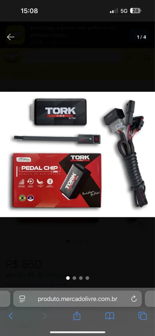 Vendo módulo de potência e gaspedal para hb20 turbo