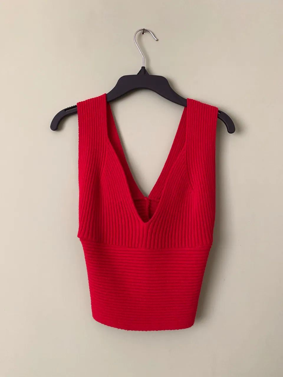 Top Babylook Tricot Vermelho - Foto 2