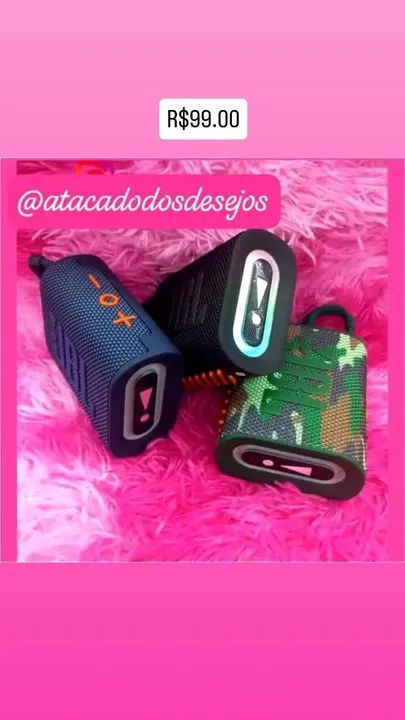 Caixa de Som Bluetooth JBL - R$99,00