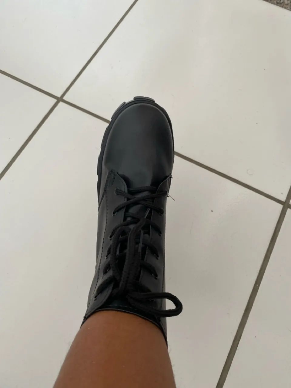 Bota Coturno Feminina Preta - Foto 3