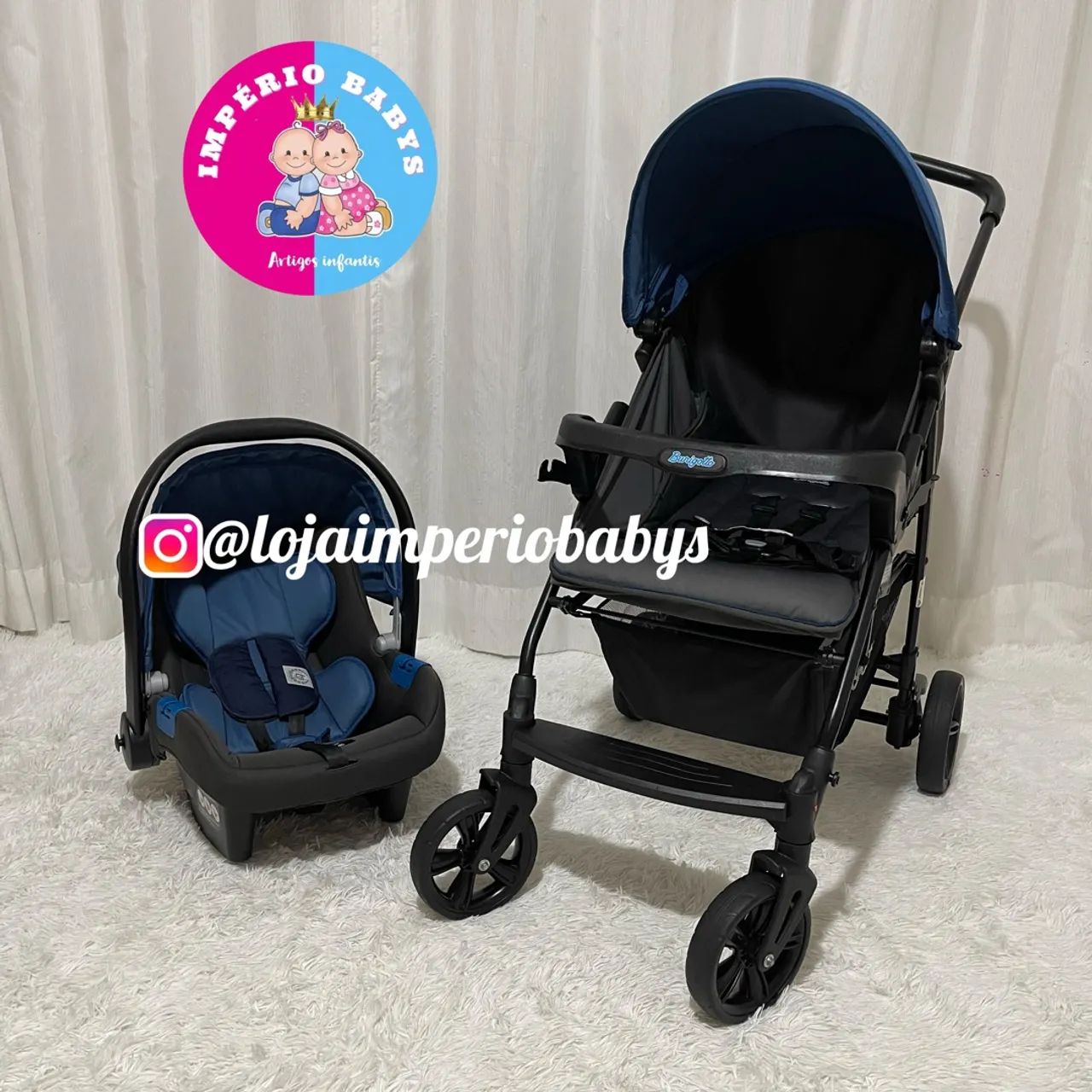 Carrinho e Bebê Conforto burigotto ecco  - Foto 4