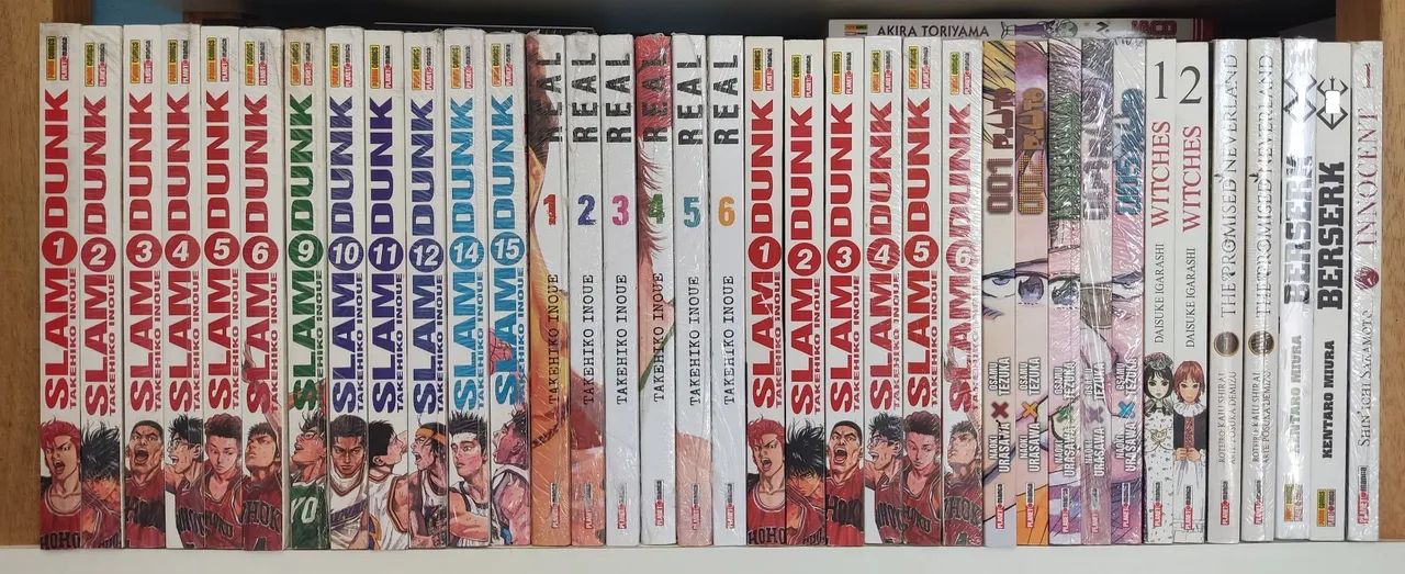 Mangás Panini Vinland Saga Slam Dunk Real etc. 