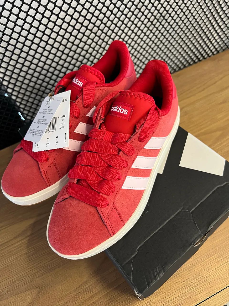 Tênis Adidas Grand Court Base Suede Feminino Original - Foto 4