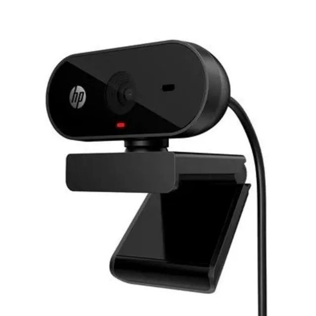Webcam HP 320 FHD, 5MP, USB-A, Preto