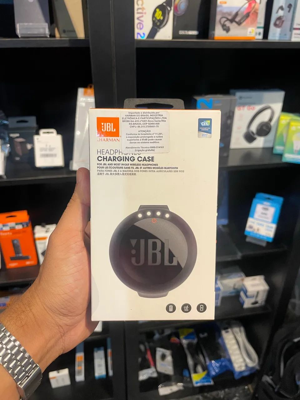 case de carga JBL para fone - novo - Foto 2