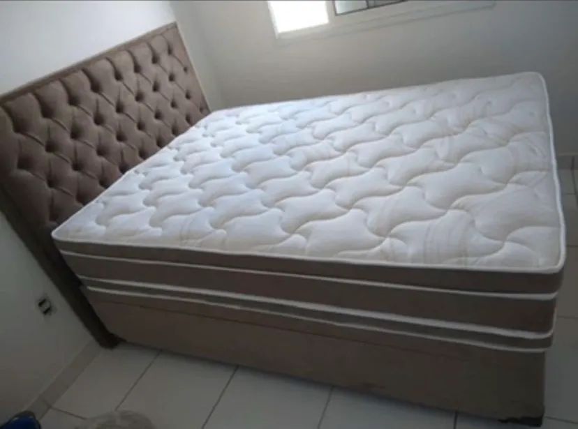 Cama Box de Casal com Cabeceira
