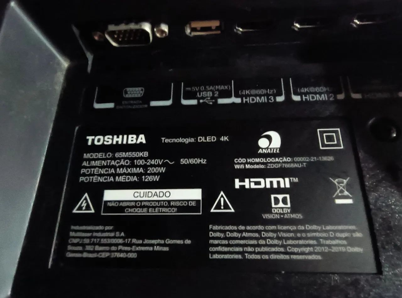 TV Toshiba 65 QLed 4K - Foto 5
