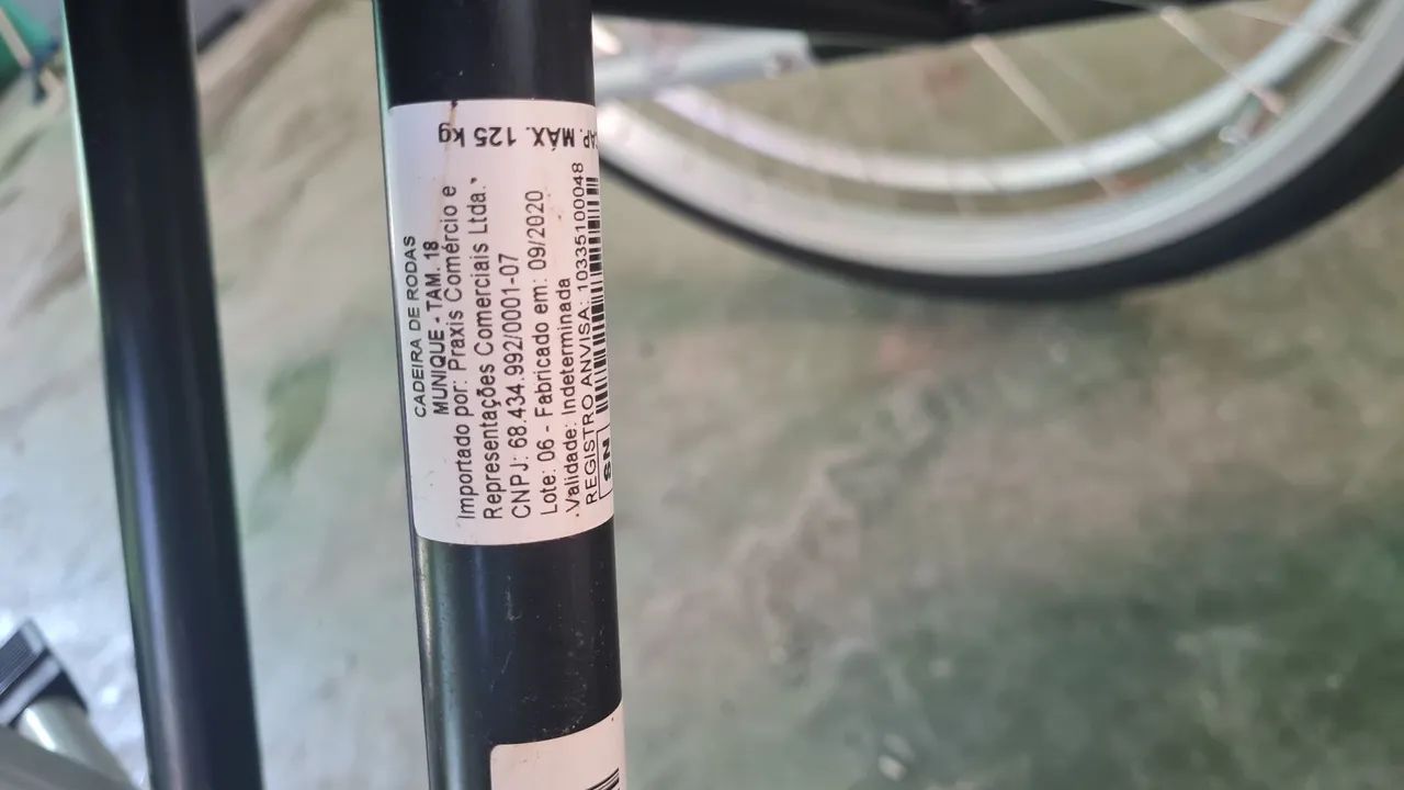 Cadeira de Rodas Dobrável em Alumínio Start M1 - Ottobock Cor Prateado - Foto 3