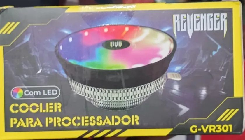 COOLER REVENGER PARA PROCESSADOR COM LED