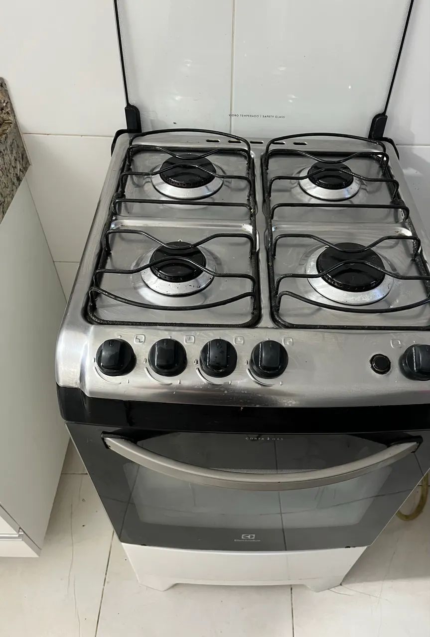 Fogão Electrolux 4 bocas usado + Sugar - funcionando - Foto 4