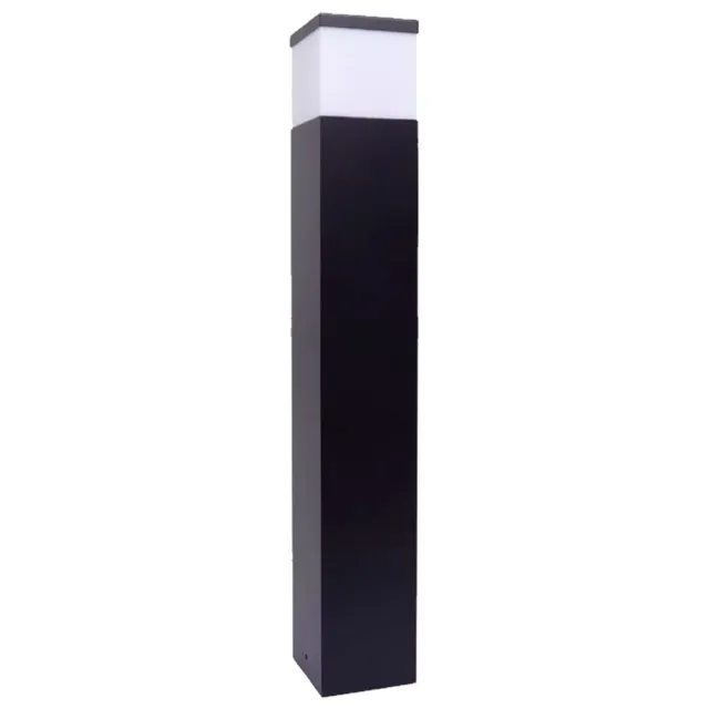 LUMINARIA POSTE BALIZADOR 50CM PRETA