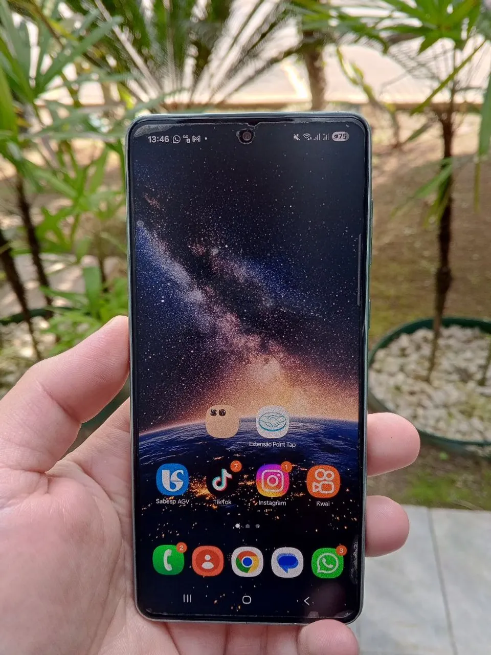 Samsung Galaxy A73 5G Verde | 128GB + 8GB RAM | Android 15 | Ótimo Estado