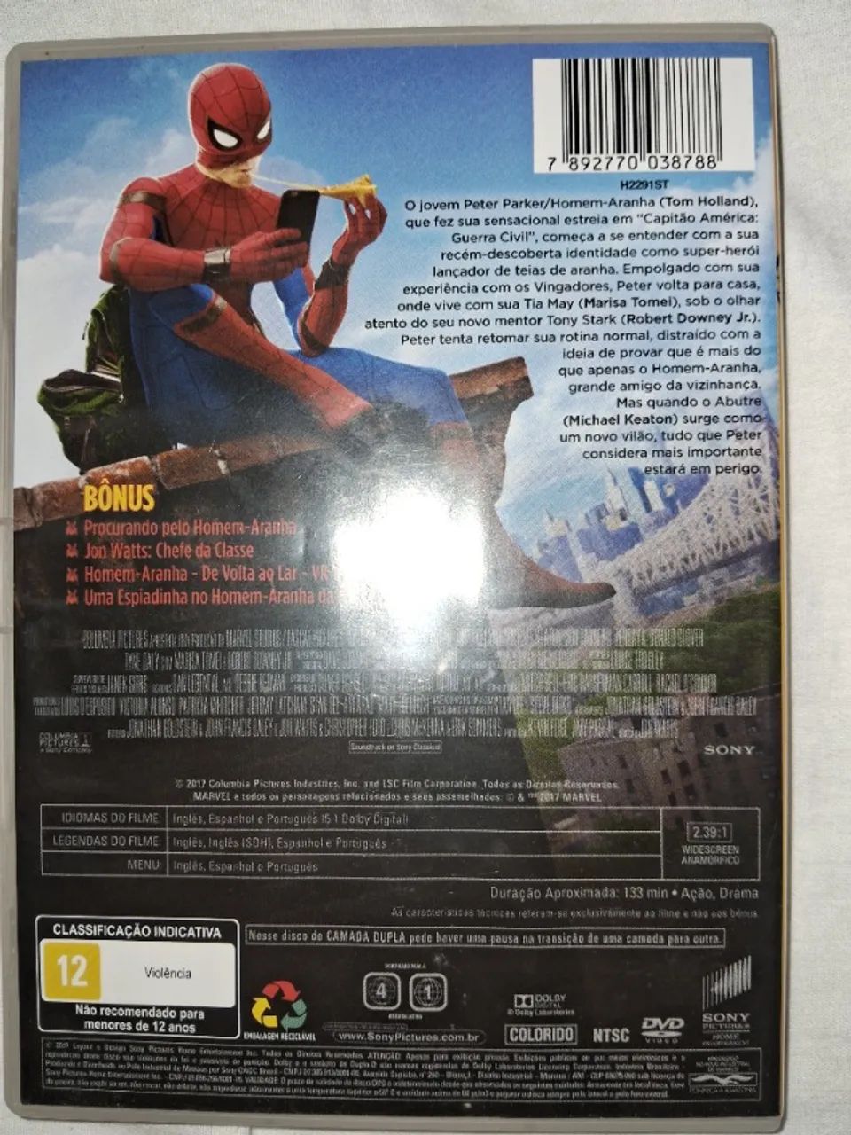 DVD - Homem-Aranha: De Volta ao Lar - Foto 2