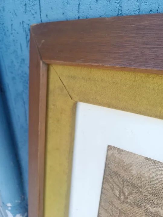 Quadro Moldurado Tapeçaria Francesa Gobelin Vilarejo - Foto 6