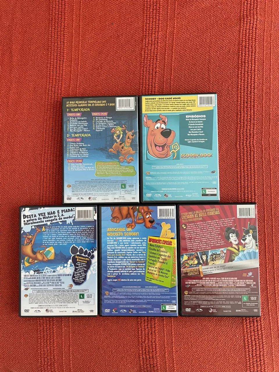 Scooby-Doo - Lote de Filmes em DVDs Originais - Foto 2