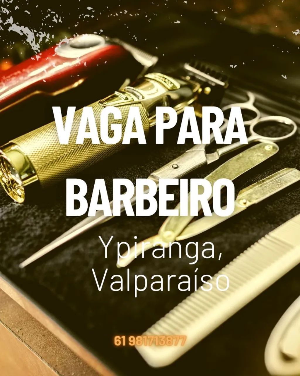 Vaga para Barbeiro no Valparaíso