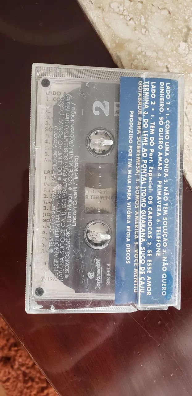 Fita K7 Tim Maia Como uma onda no Mar 1993 - Foto 2