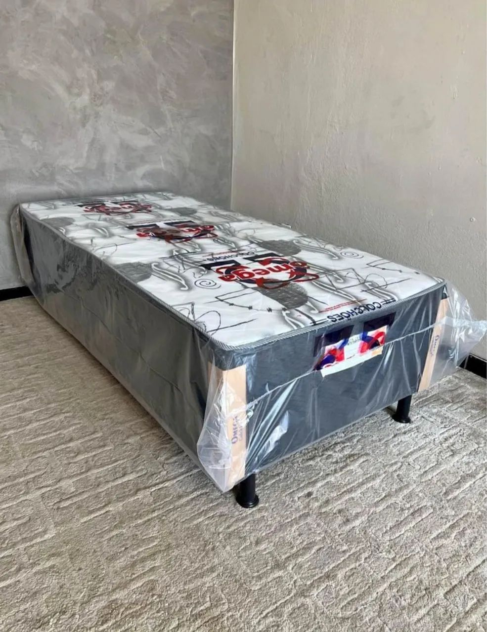 Cama box Solteiro com Espuma conjugadas.  - Foto 4