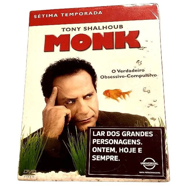DVD "MONK" SERIE COMEDIA SETIMA TEMPORADA > 4 CDS LACRADO