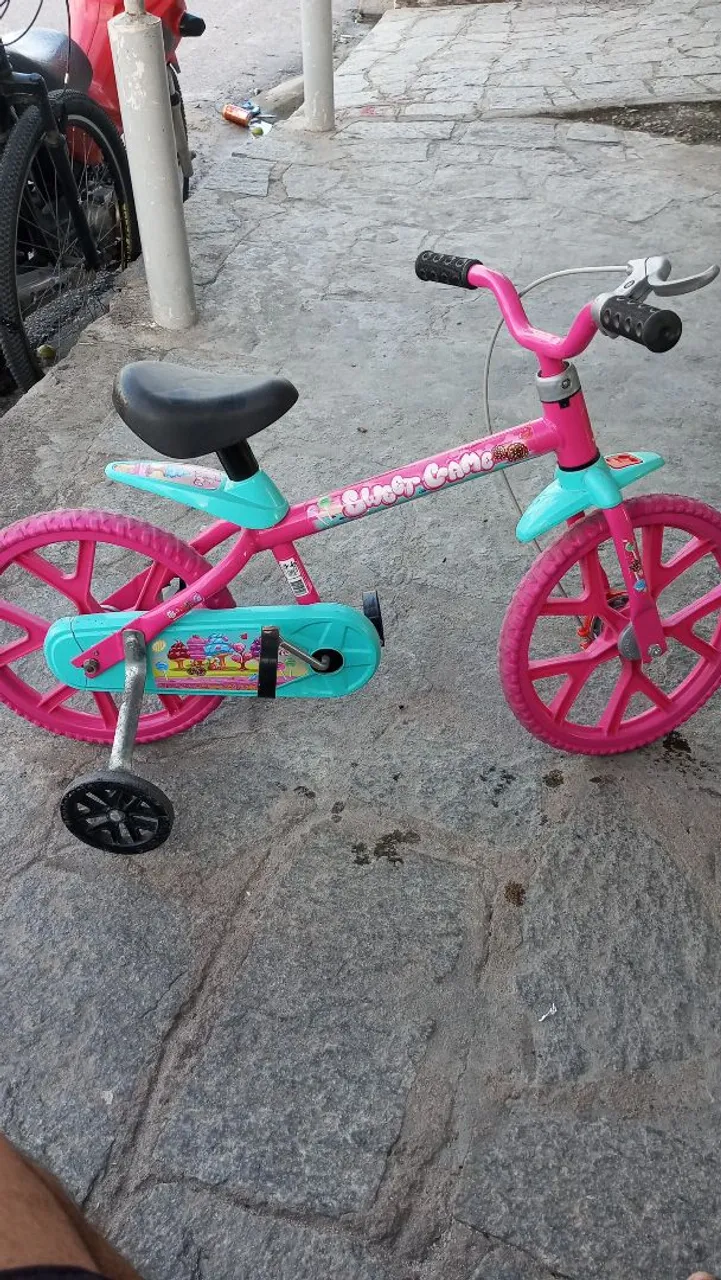 Bicicleta Infantil Rosa Street Game