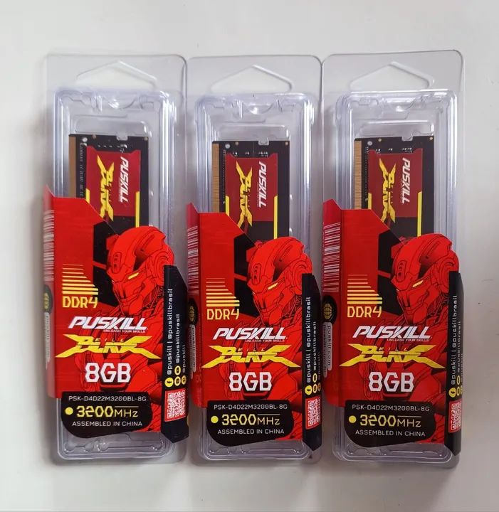 MEMÓRIA DDR4 8 GB FREQUÊNCIA 3200 NOTEBOOK  - Foto 2