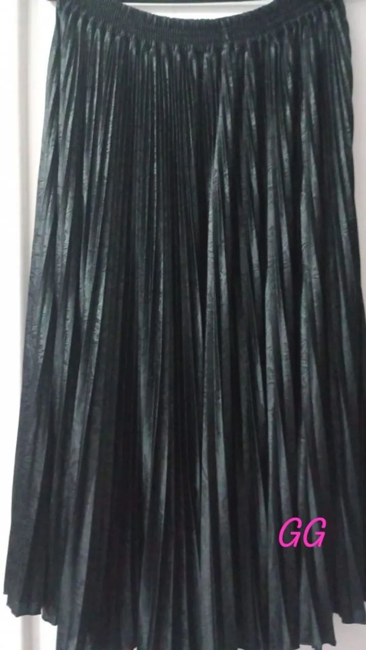 Saia plissada GG - Foto 2