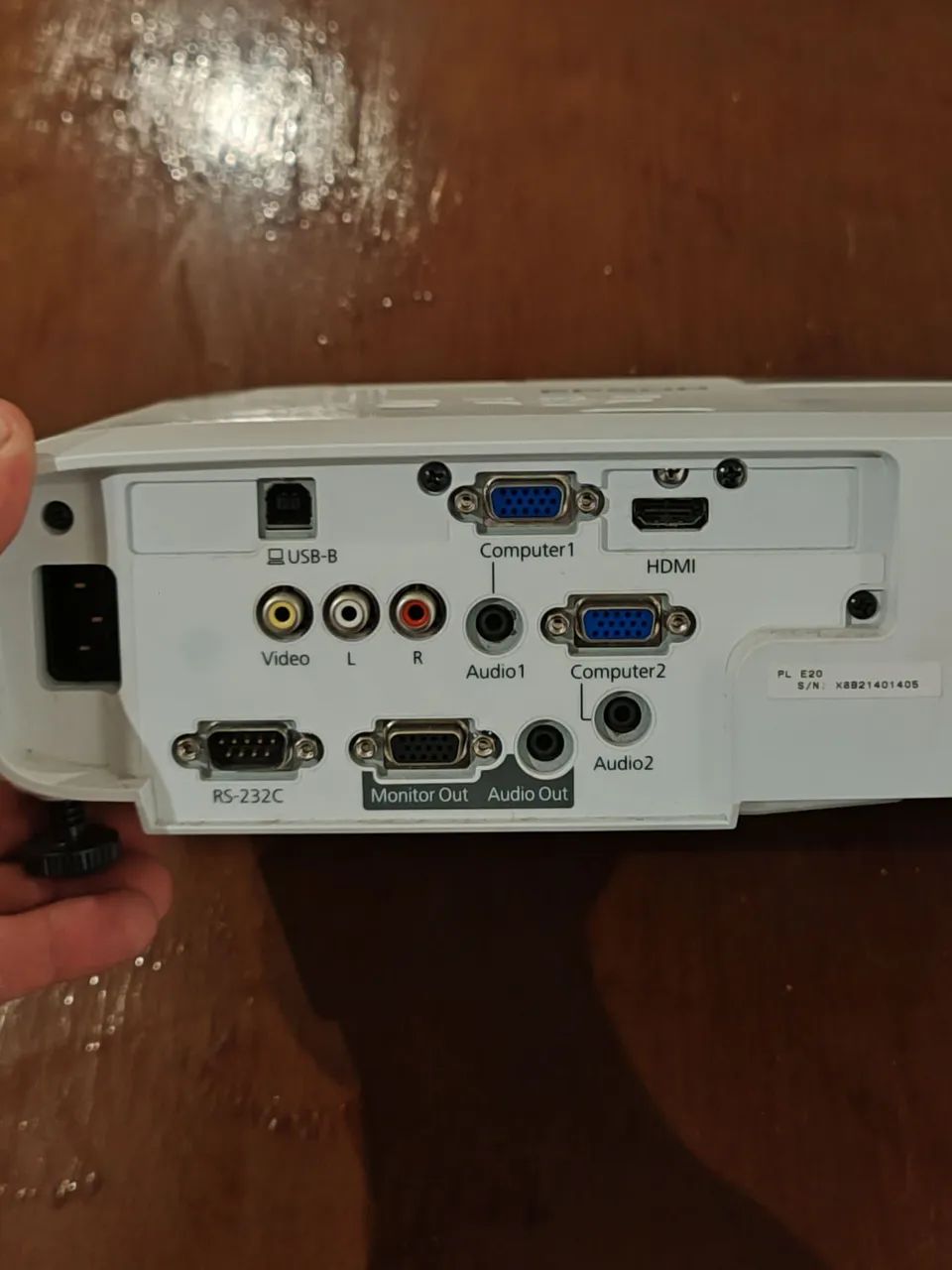 Projetor Epson Powerlite E20 Xga 3400 Lumens Cor Branco - Foto 4