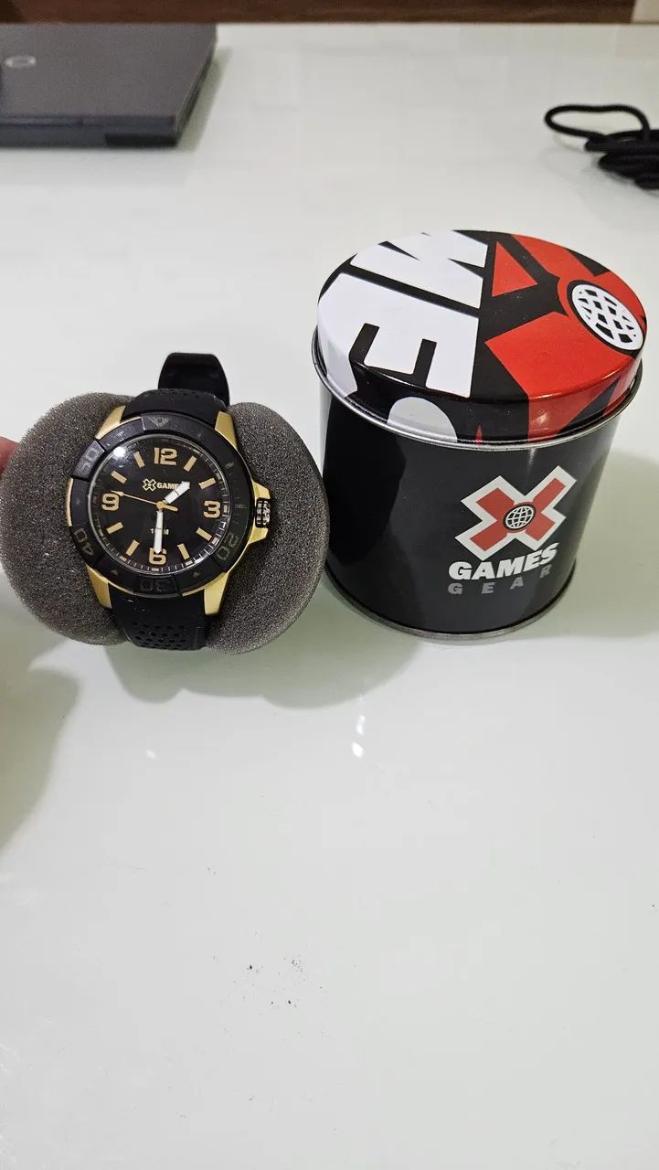Relogio X GAMES Dourado