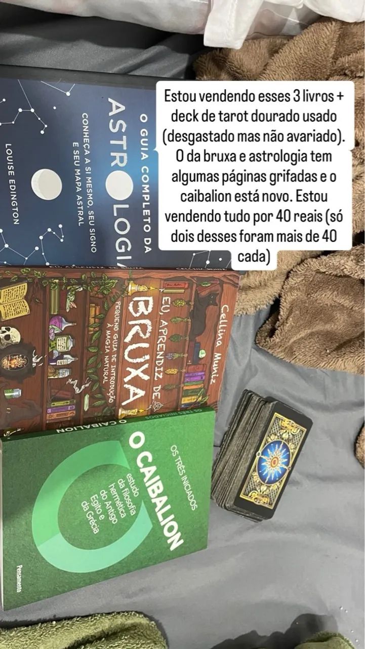 Livros magia, astrologia, caibalion, tarot