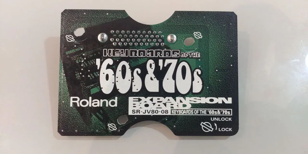 Placa de Expansão Roland SR-JV80-08 keyboards of the 60's Placa de Expansão Roland SR-JV80-08 keyboards of the 60's