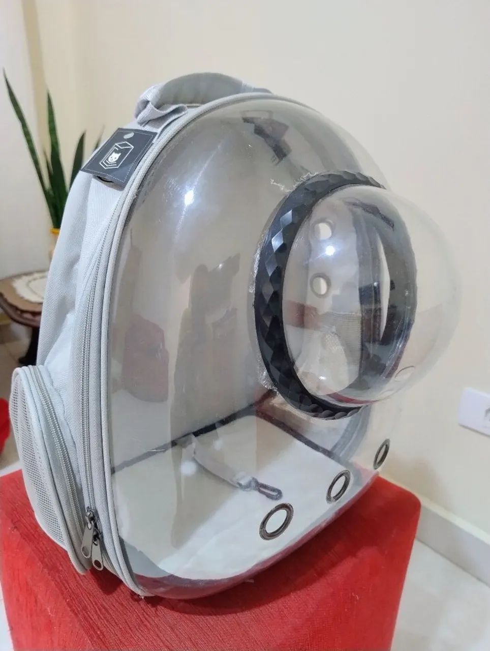 Mochila de Transporte para Pet Transparente - Foto 4