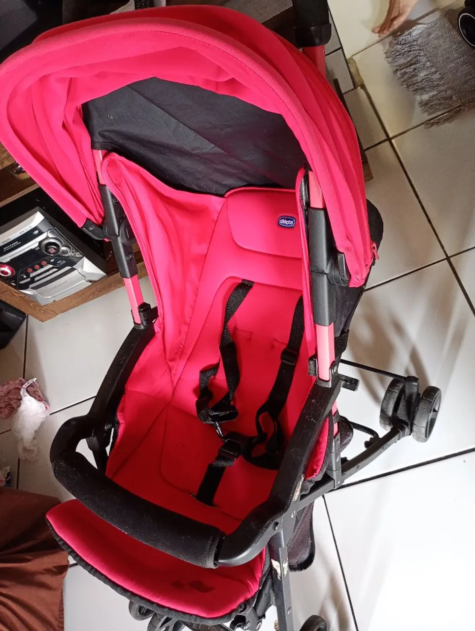 Carrinho de Bebê Chicco - Vermelho