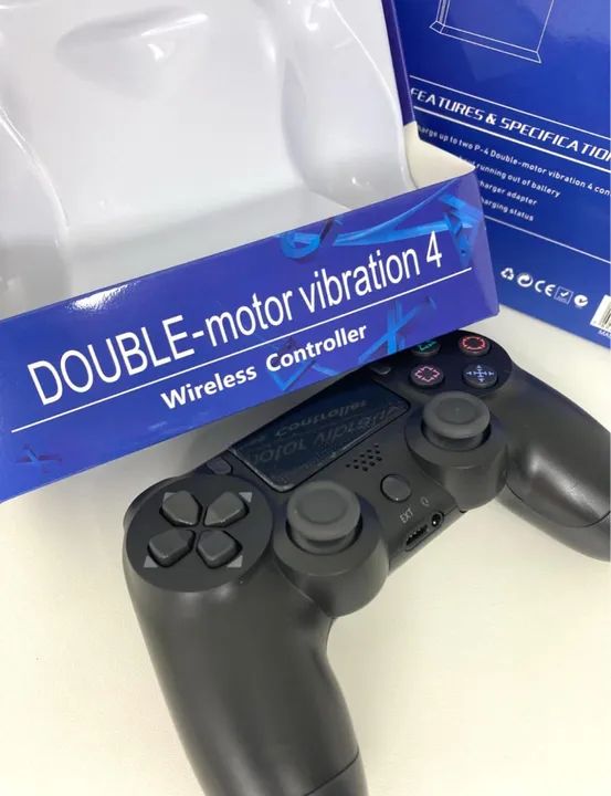 Controle Double 4 - PlayStation 4 - Preto - Foto 3