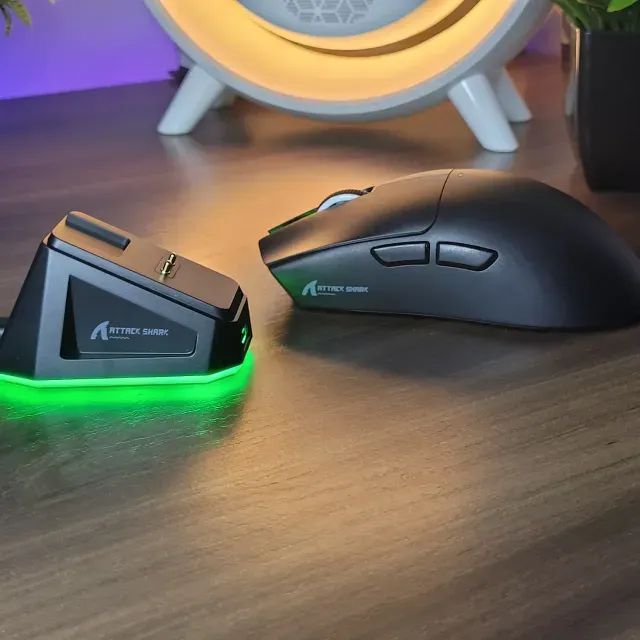 Mouse Gamer Attack Shark X11 - Ultra Leve, Tri-Mode e RGB - Foto 2