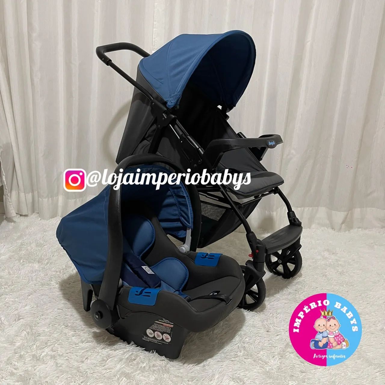 Carrinho e Bebê Conforto burigotto ecco  - Foto 3