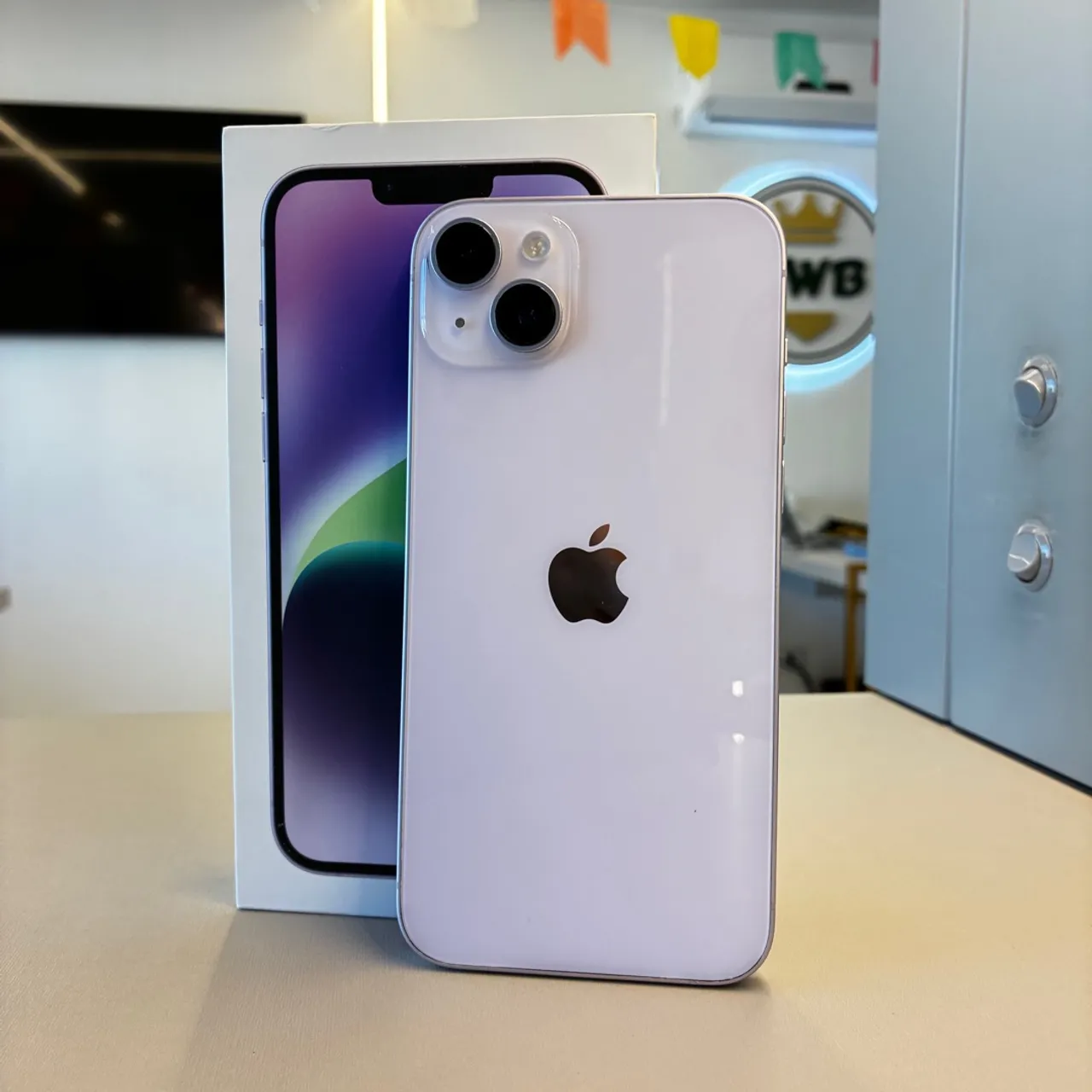 iPhone 14 Plus 128Gb Lilás Bateria 81% - Usado