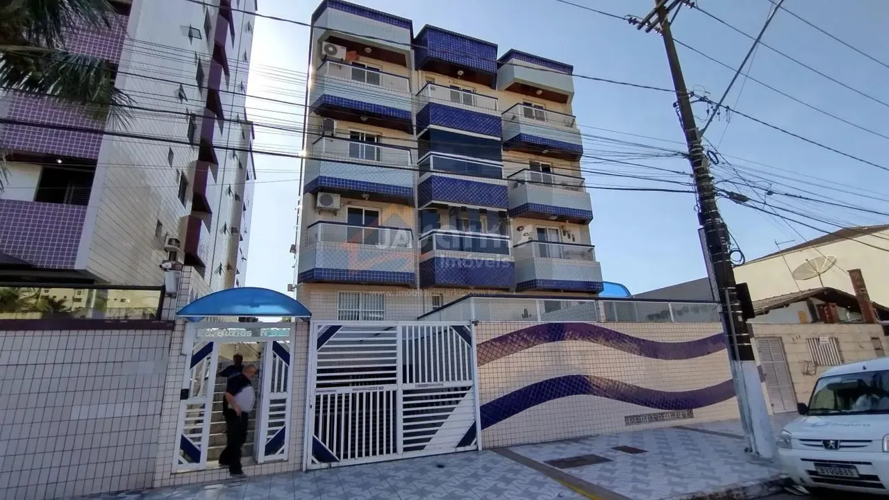Kitnet para Locação em Praia Grande, MIRIM, 1 banheiro, 1 vaga