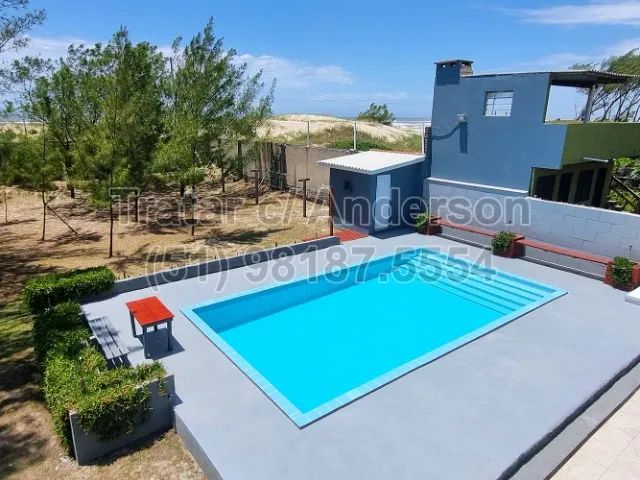 Casa à Beira Mar, Piscina Grande, 4 Quartos, Sala de Jogos, WiFi, em Mariluz/Imbé - Foto 2