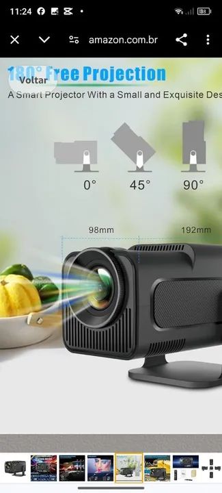 Projetor Hy320 Magicubic 4k -Original  - Foto 4