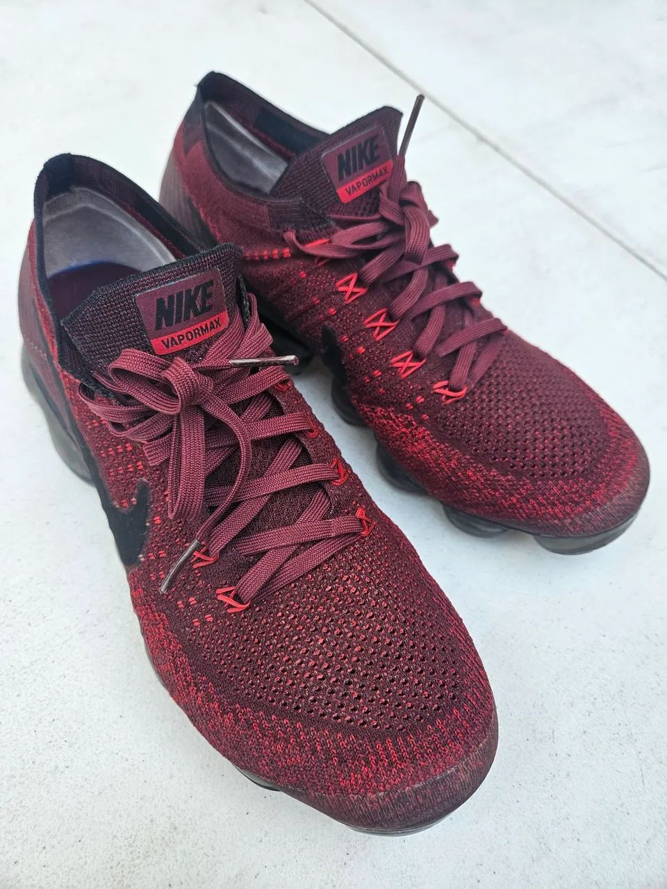 Flyknit Sneaker Nike Air Vapormax Dark Team Red Tênis Nike Air