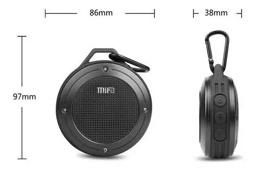  2XCaixa de Som Bluetooth MifaF10 Impermeável - 2 em 1 - Foto 2