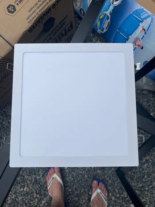 Luminária LED Quadrada 12W