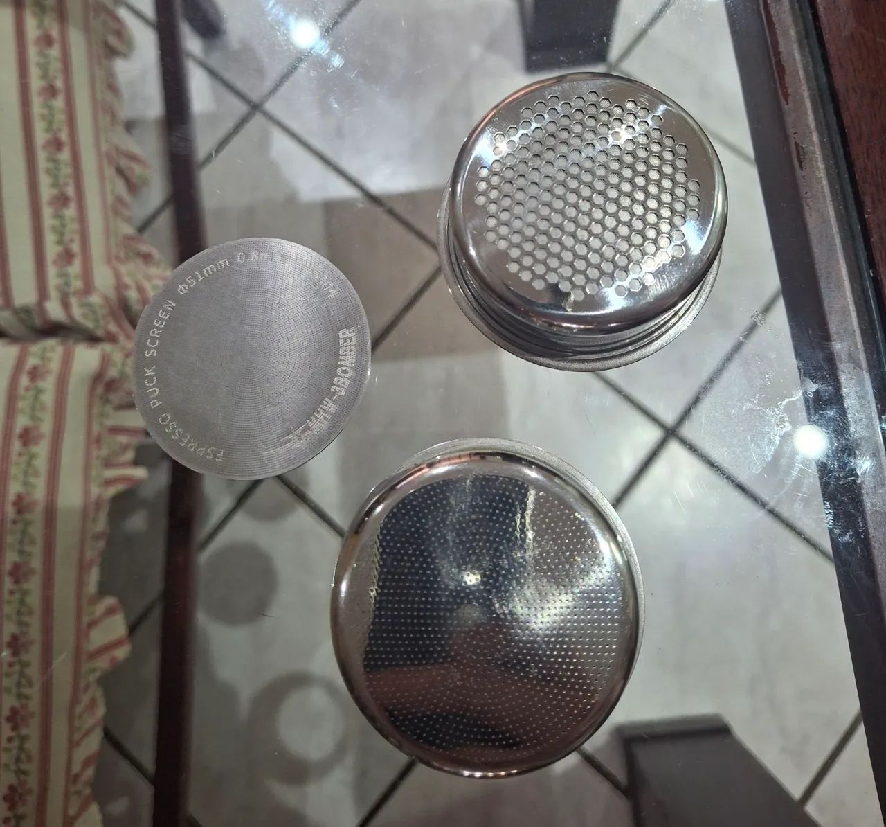 Kit Acessórios Espresso 51mm (Portafiltro naked, puck screen, funil e 2 filtros) - Foto 3