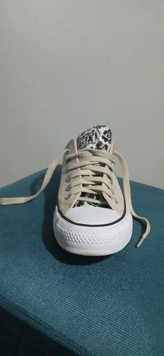 Tênis Converse All Star Bege - Foto 6