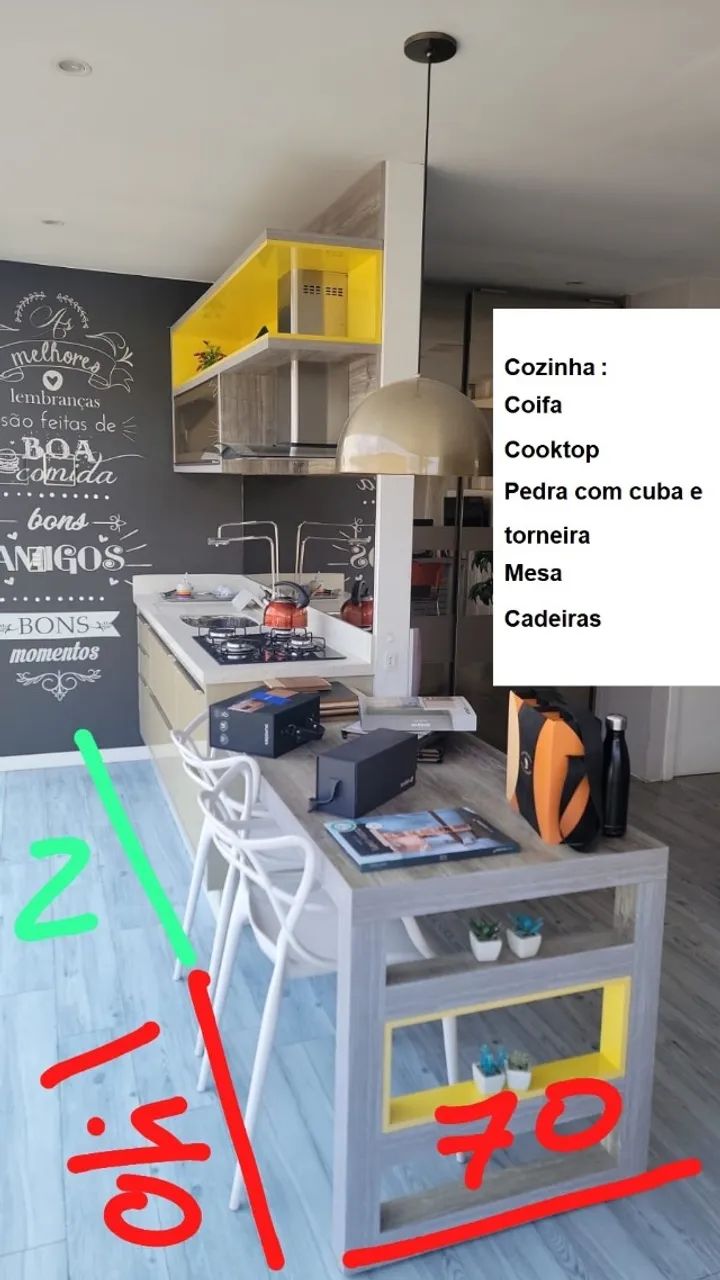 Cozinha do Showroom Completa Com Cooktop e Coifa - Foto 5
