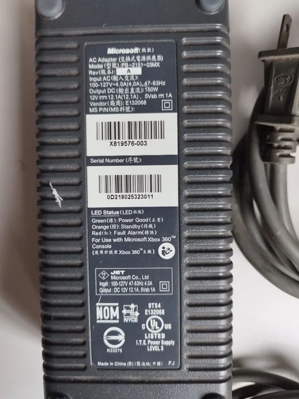 Xbox 360 - Fonte de Energia Original - Foto 2